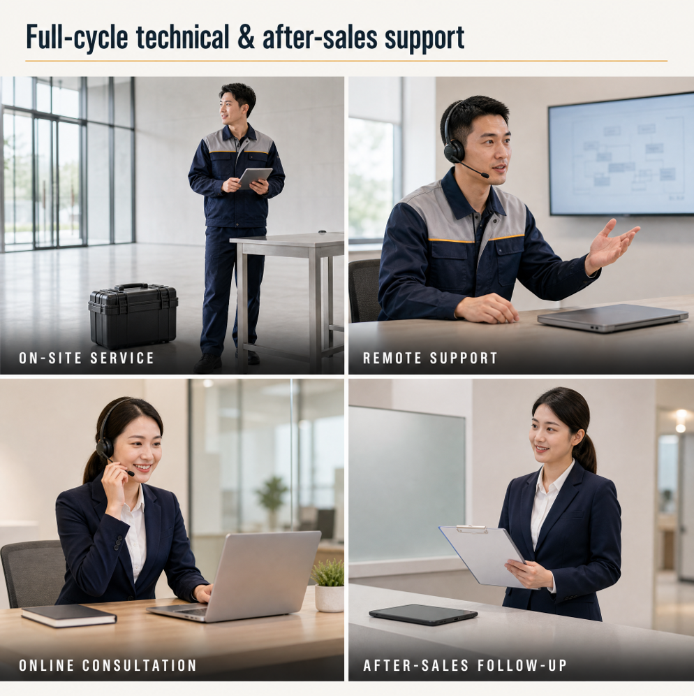 Full-cycle technical & after-sales support